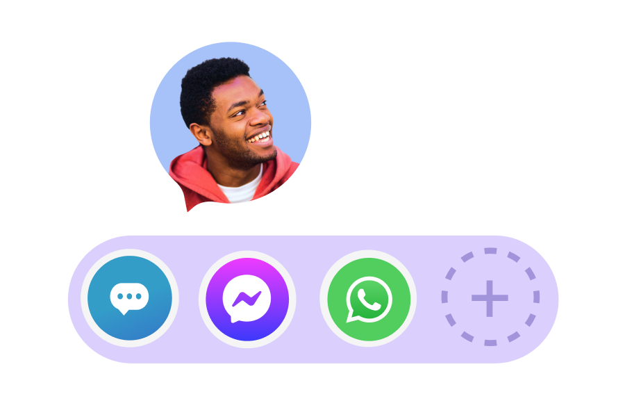Website chat button